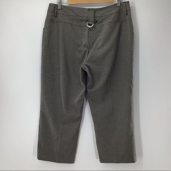 Larry Levine Black White Cropped Pants Excellent Used Condition Size 10 - Picture 4 of 6